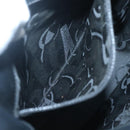 Salvatore Ferragamo Gancini Shoulder Bag Safiano leather Black Auth BD2230-20