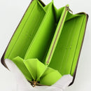 LOUIS VUITTON Monogram Graffiti Zippy Wallet Green M93712 LV Auth BD2242V-9