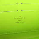 LOUIS VUITTON Monogram Graffiti Zippy Wallet Green M93712 LV Auth BD2242V-18