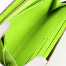 LOUIS VUITTON Monogram Graffiti Zippy Wallet Green M93712 LV Auth BD2242V-22
