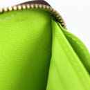 LOUIS VUITTON Monogram Graffiti Zippy Wallet Green M93712 LV Auth BD2242V-11