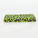 LOUIS VUITTON Monogram Graffiti Zippy Wallet Green M93712 LV Auth BD2242V-6