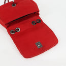 CHANEL Bicolore Chain Shoulder Bag Leather Red CC Auth BD2246V-18