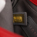 CHANEL Bicolore Chain Shoulder Bag Leather Red CC Auth BD2246V-27