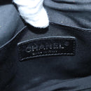 CHANEL Matelasse Chain Shoulder Bag Nylon Black Silver CC Auth BD2249-19