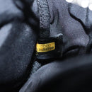 CHANEL Matelasse Chain Shoulder Bag Nylon Black Silver CC Auth BD2249-11