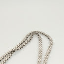 CHANEL Matelasse Chain Shoulder Bag Nylon Black Silver CC Auth BD2249-14