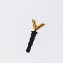 LOUIS VUITTON Earphone jack metal Gold M61014 LV Auth BD2256-8