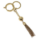 LOUIS VUITTON Porte Cles Swing Schlüsselhalter Metall Gold M65997 LV Auth BD2258-1