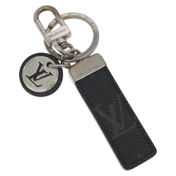 LOUIS VUITTON Monogram Eclipse Porte Cles Neo LV Club Charm M69475 Auth BD2261