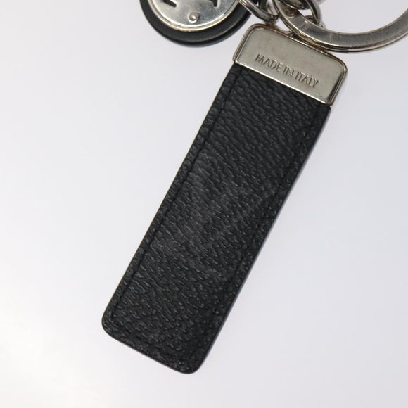 LOUIS VUITTON Monogram Eclipse Porte Cles Neo LV Club Charm M69475 Auth BD2261