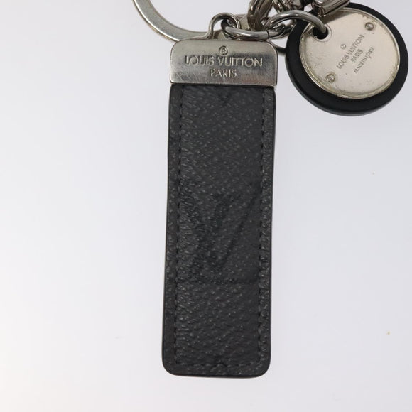 LOUIS VUITTON Monogram Eclipse Porte Cles Neo LV Club Charm M69475 Auth BD2261