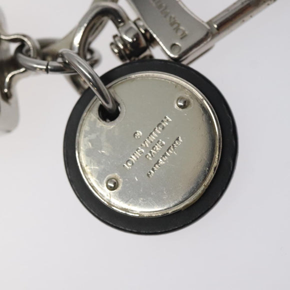 LOUIS VUITTON Monogram Eclipse Porte Cles Neo LV Club Charm M69475 Auth BD2261