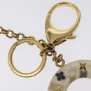 LOUIS VUITTON Porte Cles Marina Key Holder Charm Gold Tone M66141 LV Auth BD2263-6