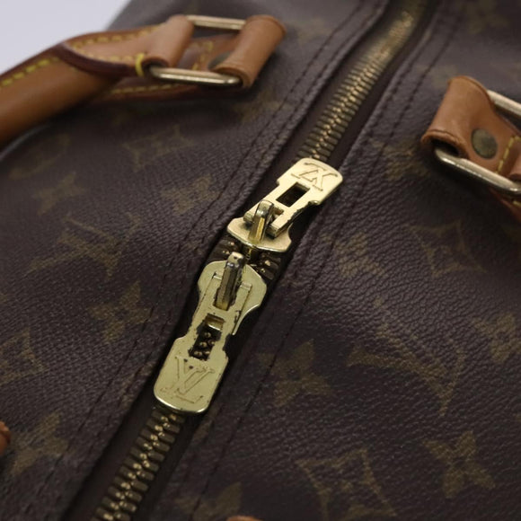 LOUIS VUITTON Monogram Keepall Bandouliere 60 Boston Bag M41412 LV Auth BD227