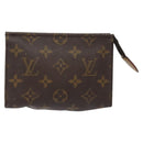 LOUIS VUITTON Monogram Poche Toilette 15 Pouch M47546 LV Auth BD2274-13