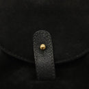 GUCCI Bamboo Backpack Suede Black Gold 003 2058 0030 Auth BD2283-20
