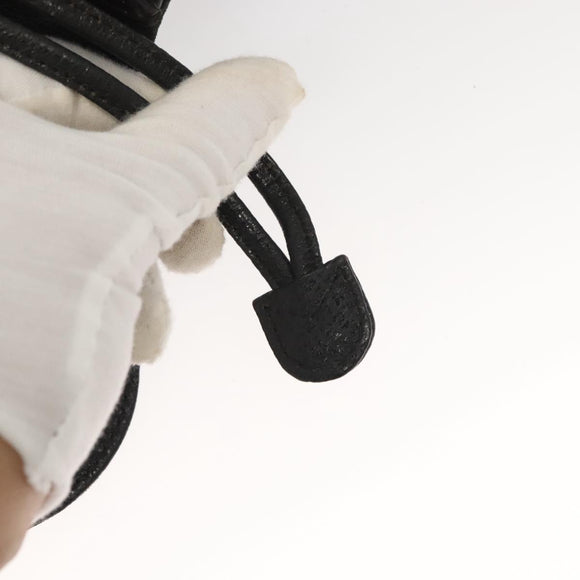 GUCCI Bamboo Backpack Suede Black Gold 003 2058 0030 Auth BD2283