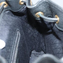 GUCCI Bamboo Backpack Suede Black Gold 003 2058 0030 Auth BD2283-24