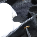 GUCCI Bamboo Backpack Suede Black Gold 003 2058 0030 Auth BD2283-12