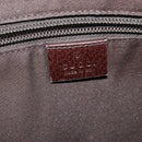 GUCCI GG Canvas Shoulder Bag Beige Silver 181092 Auth BD2285-17