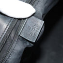 GUCCI GG Canvas Tote Bag Black Silver 001 1098 Auth BD2289-17