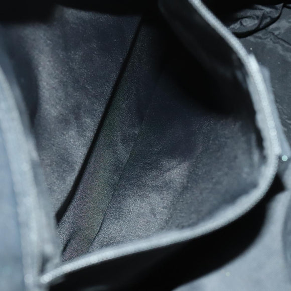 GUCCI GG Canvas Tote Bag Black Silver 001 1098 Auth BD2289