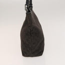 GUCCI GG Canvas Tote Bag Black Silver 001 1098 Auth BD2289-3