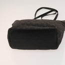 GUCCI GG Canvas Tote Bag Black Silver 001 1098 Auth BD2289-5