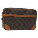 LOUIS VUITTON Monogram Compiegne 28 Clutch Bag M51845 LV Auth BD2305-1