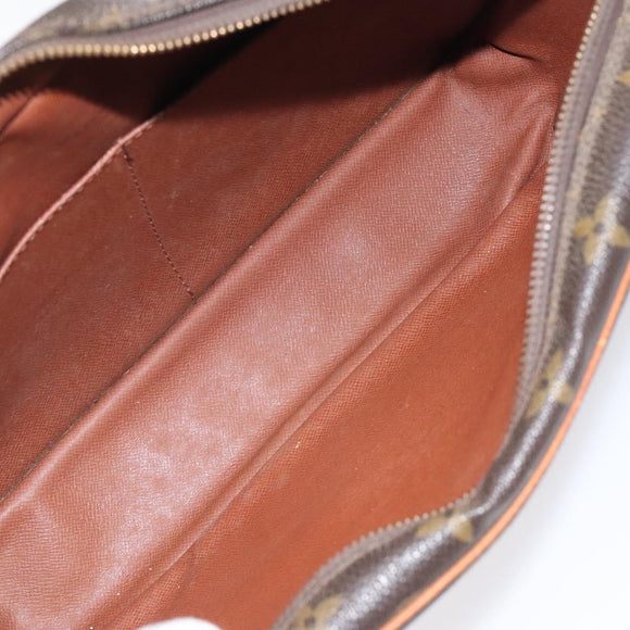 LOUIS VUITTON Monogram Compiegne 28 Clutch Bag M51845 LV Auth BD2305