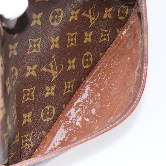 LOUIS VUITTON Monogram Compiegne 28 Clutch Bag M51845 LV Auth BD2305