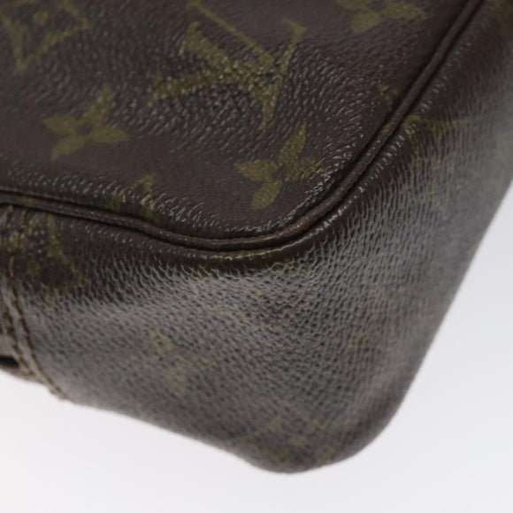 LOUIS VUITTON Monogram Trousse Toilette 23 Clutch Bag Vintage M47524 Auth BD2308