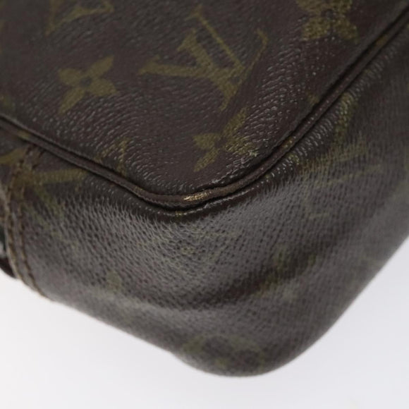 LOUIS VUITTON Monogram Trousse Toilette 23 Clutch Bag Vintage M47524 Auth BD2308