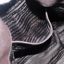 PRADA Hand Bag Nylon 2way Khaki Gold Auth BD242-22