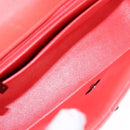 CHANEL Matelasse Chain Shoulder Bag Velor Pink CC Auth BD244V-11