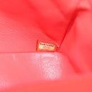 CHANEL Matelasse Chain Shoulder Bag Velor Pink CC Auth BD244V-12