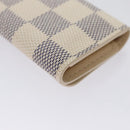 LOUIS VUITTON Damier Azur Multi Cles 4 Key Case N60020 LV Auth BD247-17