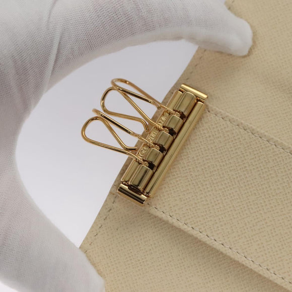 LOUIS VUITTON Damier Azur Multi Cles 4 Key Case N60020 LV Auth BD247