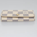 LOUIS VUITTON Damier Azur Multi Cles 4 Key Case N60020 LV Auth BD247-6