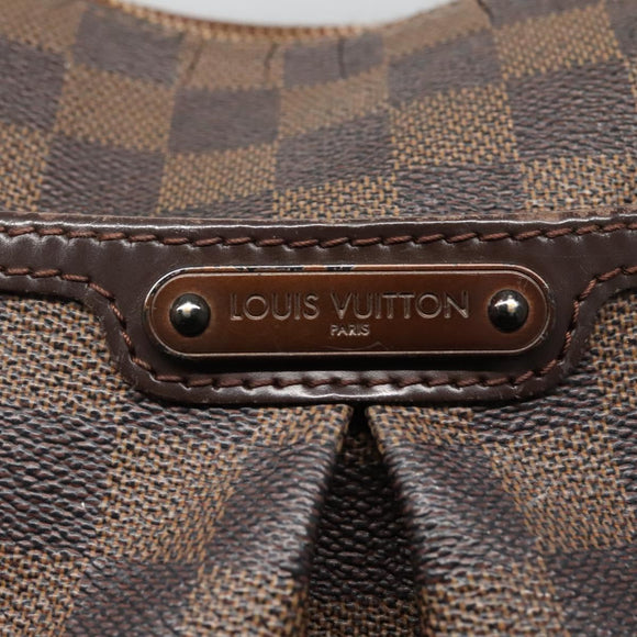 LOUIS VUITTON Damier Ebene Bloomsbury PM Shoulder Bag N42251 LV Auth BD248