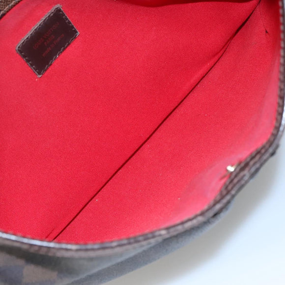 LOUIS VUITTON Damier Ebene Bloomsbury PM Shoulder Bag N42251 LV Auth BD248