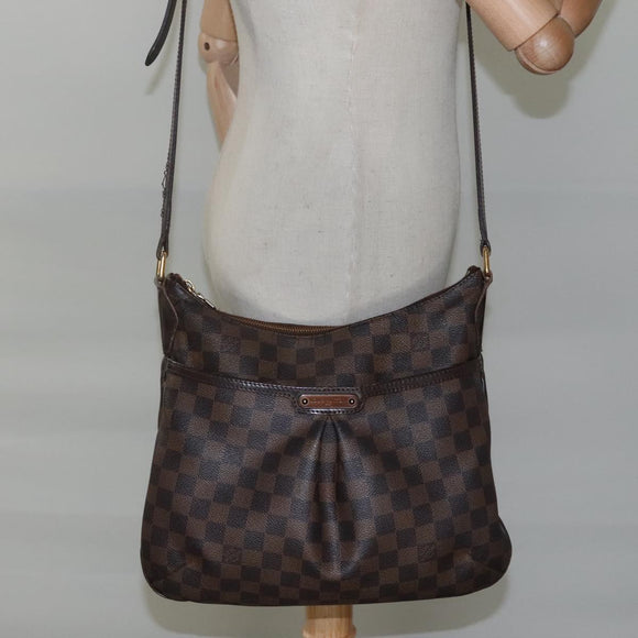 LOUIS VUITTON Damier Ebene Bloomsbury PM Shoulder Bag N42251 LV Auth BD248