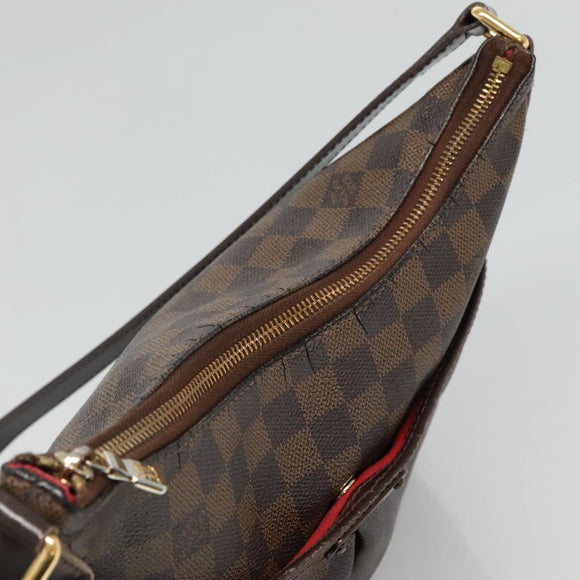 LOUIS VUITTON Damier Ebene Bloomsbury PM Shoulder Bag N42251 LV Auth BD248