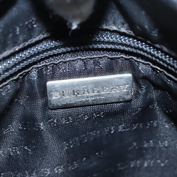 BURBERRY Nova Check Hand Bag PVC Beige Auth BD255