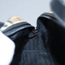 BURBERRY Nova Check Hand Bag PVC Beige Auth BD255-18