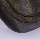 LOUIS VUITTON Monogram Saint Cloud GM Shoulder Bag M51242 LV Auth BD258-23