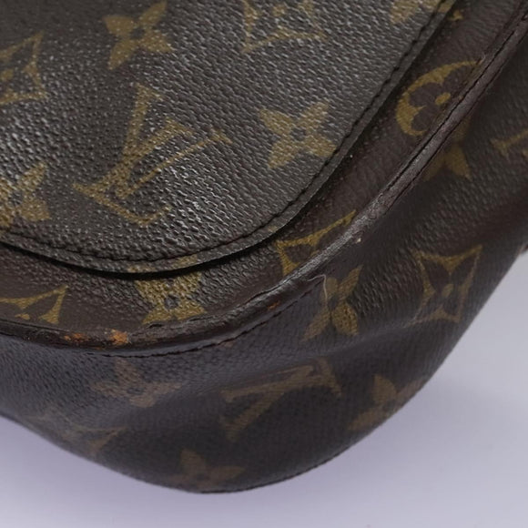 LOUIS VUITTON Monogram Saint Cloud GM Shoulder Bag M51242 LV Auth BD258