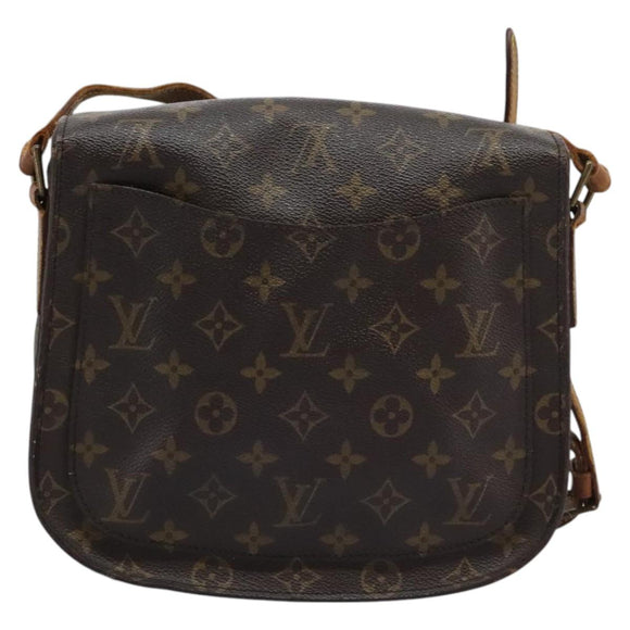LOUIS VUITTON Monogram Saint Cloud GM Shoulder Bag M51242 LV Auth BD258