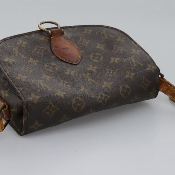 LOUIS VUITTON Monogram Saint Cloud GM Shoulder Bag M51242 LV Auth BD258